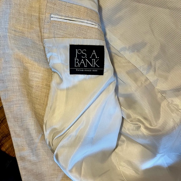 Jos. A. Bank Tropical Blend Linen & Wool Sport Coat - Picture 4 of 5